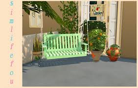 sims 4 cc best porch swings chairs