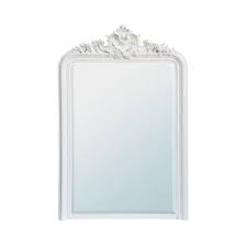 Ornate Crown Antique French Mirror