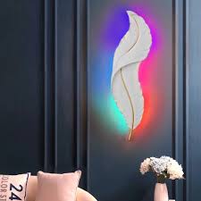 Modern Luxury Feather Led Lights For