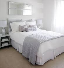 White And Lavender Bedding