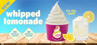 whipped lemonade frozen yogurt frozen