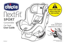 User Manual Chicco Nextfit Sport
