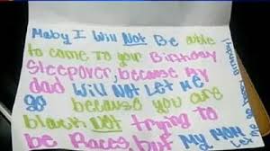 Little Girl Writes Note to Black Friend About Parents&#39; Racism via Relatably.com