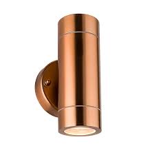 palin 2lt wall light 35 watt copper