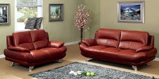 s282 dr sofa in dark red leather by