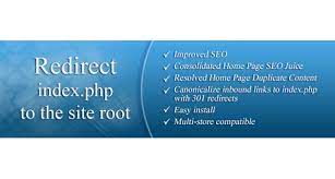opencart redirect index php to the
