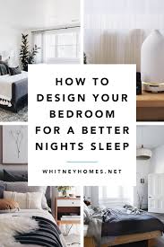 design your bedroom for better sleep