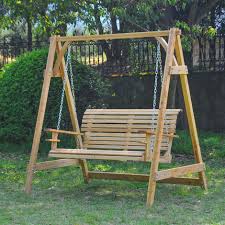 Outdoor 2 Seater Larch Wood Wooden