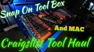 snap on and mac craigslist tool haul