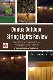 Quntis Led Outdoor String Lights Review