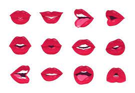 cartoon red lips images browse 34 964