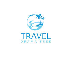 bold playful travel agent logo design