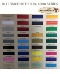 Color Chart Sign Vinyl Masterwarehouse Your One Stop
