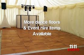 oak effect dance floor hire indoor or