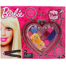 barbie big heart cosmetic case in a