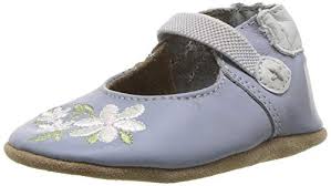 Robeez Womens Pretty In Blue Soft Sole Infant Toddler