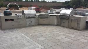 A well designed bbq island draws friends and family to your yard as the hub to your outdoor entertaining. Outdoor Modular Kitchen Cabinets Old Station Landscape Masonry Supply Norton Ma