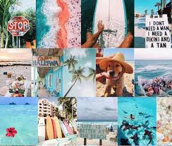 Beachy Aesthetic Wall Collage Kit