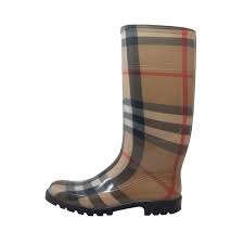 Burberry Nova Check Rain Boots