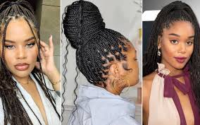 Whichever it is, decide before starting a. 50 Box Braid Hairstyles Worth Trying This Year Thrivenaija