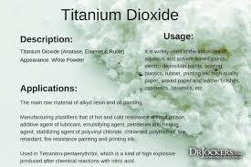 is the common additive anium dioxide