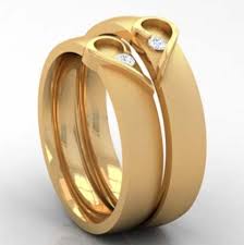 Image result for cincin tunangan emas kuning