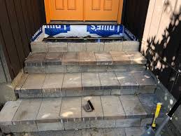 Fill Large Gaps Between Concrete Steps