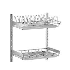 Dish Racks Wall Mounted 2 Layer 304