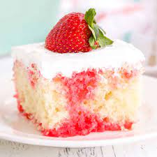 easy strawberry poke cake with jello