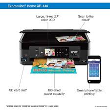 Select the driver needed and press download. Epson Expression Home Xp 440 Wireless Color Photo Printer