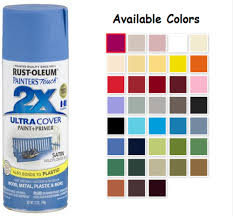 krylon plastic spray paint color chart