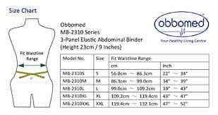 Obbomed Mb 2310nxxl 3 Panel Elastic Postpartum Girdle Postoperative Abdominal Binder Belt
