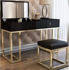 rose gold high gloss console table