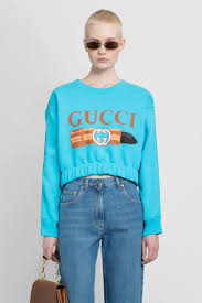 Gucci Woman's Blue Sweatshirts