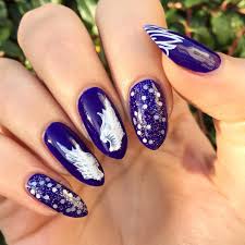 best purple winter nails designs ideas