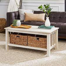 Mission Storage Coffee Table With
