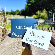 gift cards for ransoms garden centre