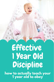 discipline your 1 year old teach