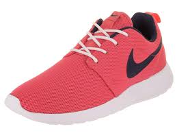 Nike Womens Roshe One Low Top Lace Up Sea Coral Obsidian White Size 9 5