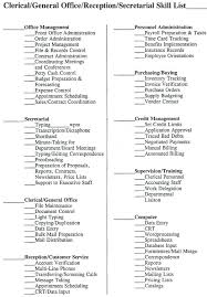 Resume Skill Sets Resume Skills And Ability Officer Manager Resume