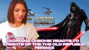 Adriana Chechik reacts to Star Wars Knights of the the Old Republic Remake  - YouTube