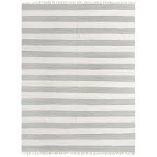 unique loom chindi rag striped gray 12
