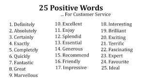 The Ultimate List Of Positive Words gambar png