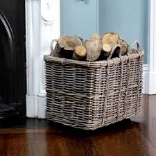 Medium Rectangular Log Basket With