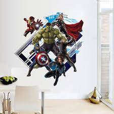 Marvel Avengers Wall Stickers Boys