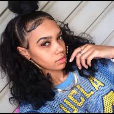 Baby hair gel can be one of the most versatile hair styling products. Ucla Jersey On The Hunt Hair Styles Baby Hairstyles Curly Hair Styles Naturally