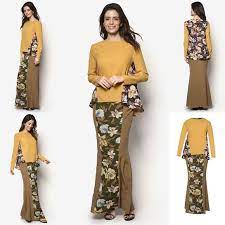 Design baju kurung moden 2017. Fesyen Baju Kurung Moden Terkini 2016 2017 Design By Zolace Two Become Fun Yellow Baju Kurung Fashion Baju Kurung Moden