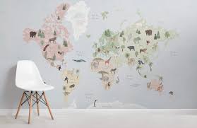 Map Wallpaper Mural