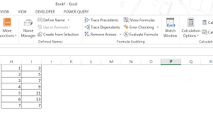 how to show formulas in excel instead
