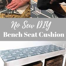 No Sew Bench Seat Or Box Seat Cushion